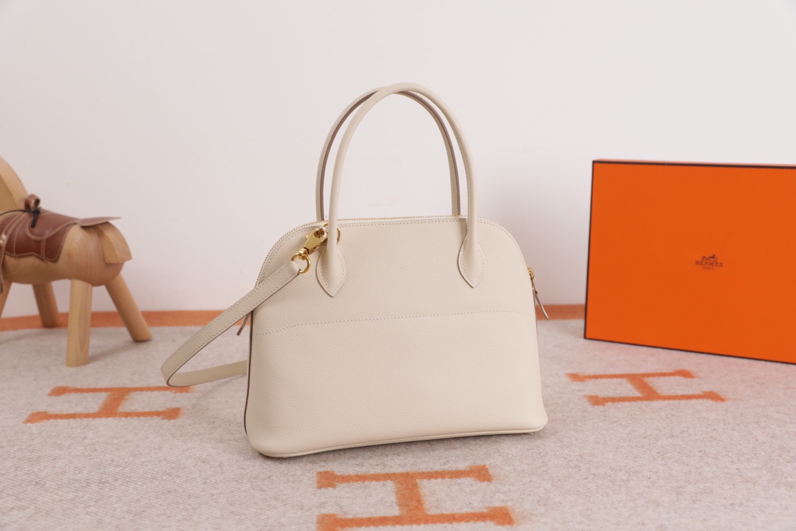 에르메스 볼리드27 나타 화이트 금장 앱송